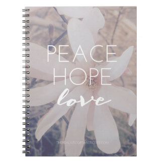 Peace, Hope, Love Journal