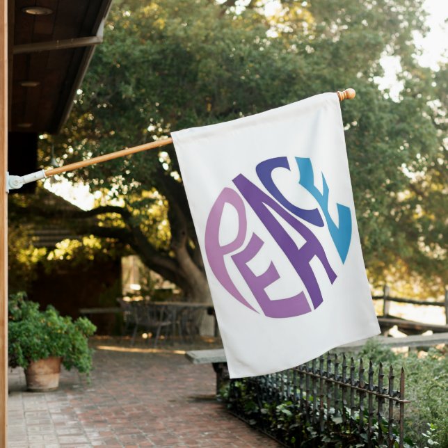 PEACE  HOUSE FLAG (In SItu)