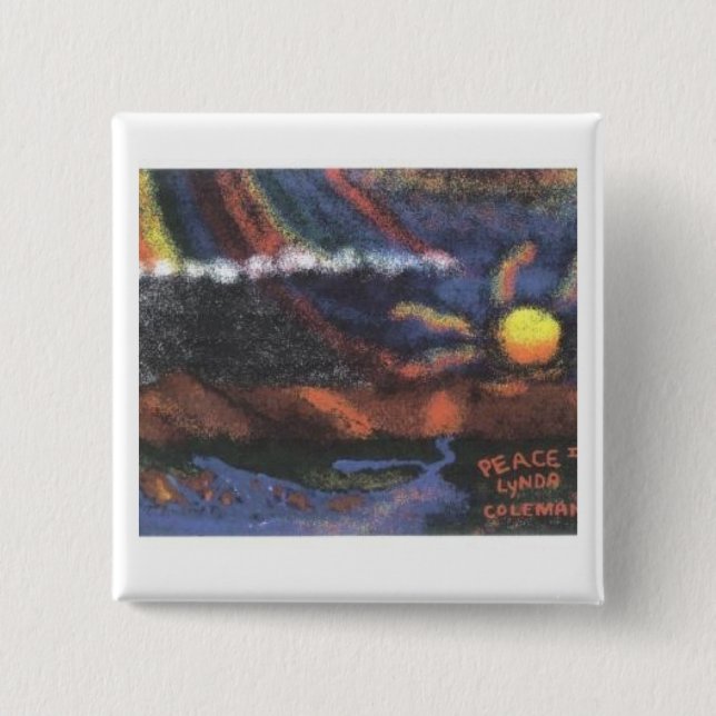 Peace II Pinback Button (Front)