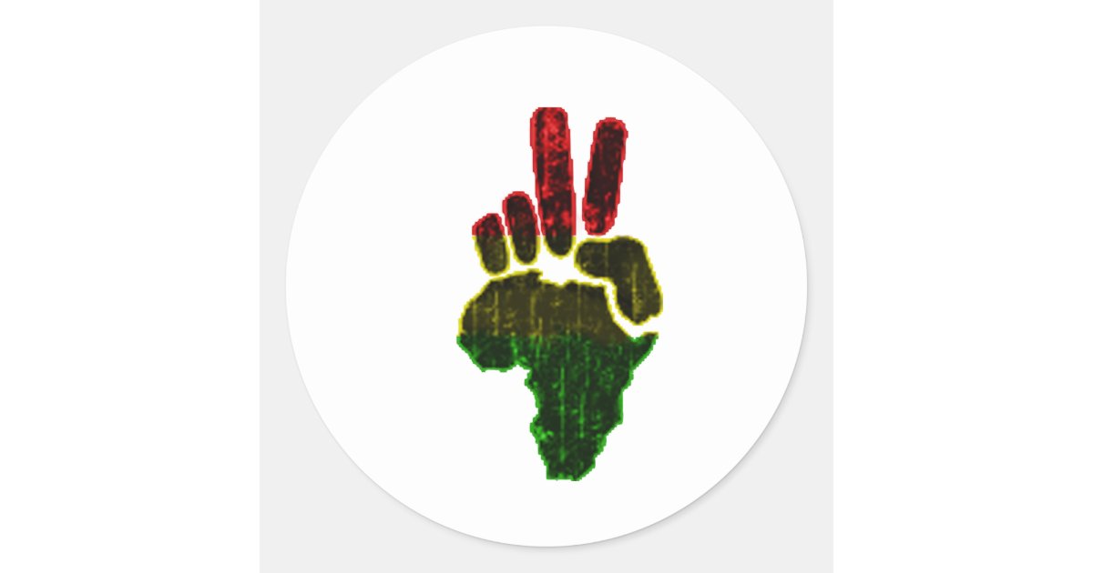 peace-in-africa-classic-round-sticker-zazzle