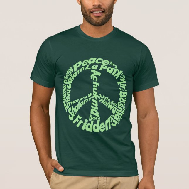 Peace in all Languages T-Shirt (Front)