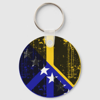 Peace In Bosnia Herzegovina Keychain