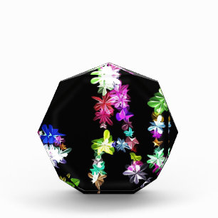 "PEACE" in Flowers Art Print Acrylic Award