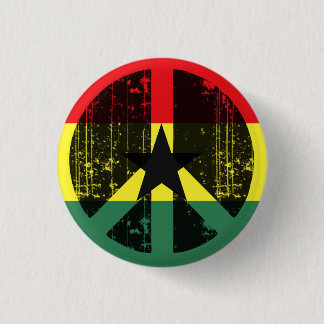 Peace In Ghana Pinback Button