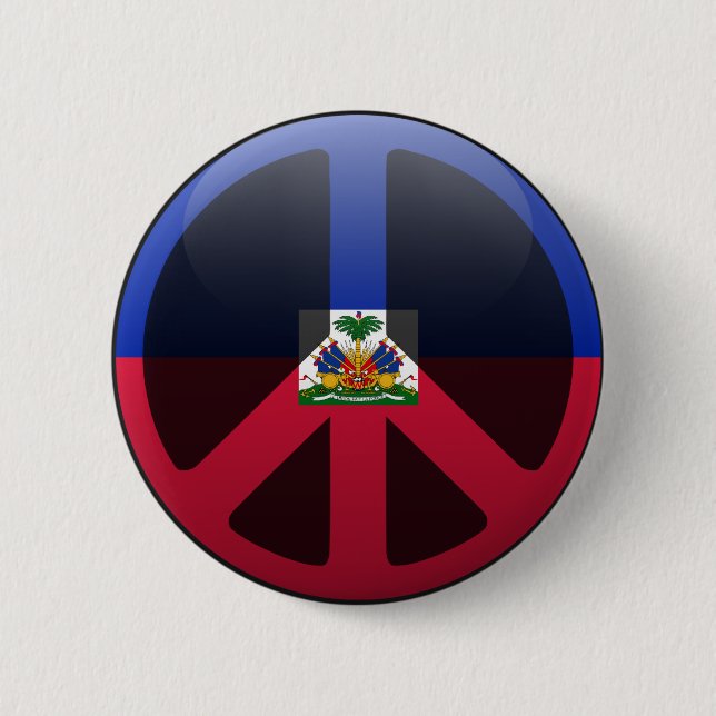 Peace in Haiti Pinback Button (Front)