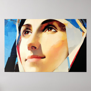 Peace in Her Gaze Poster