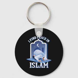 Peace In Islam Muslim Allah Prayer Mosque Namaz Gi Keychain