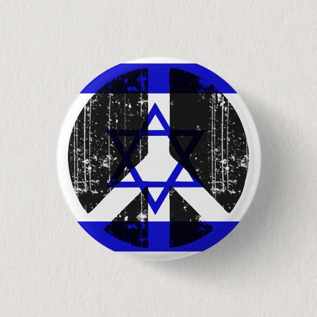 Peace In Israel Button (Front)
