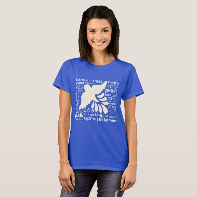 PEACE in many languages shirts & jackets (Front Full)