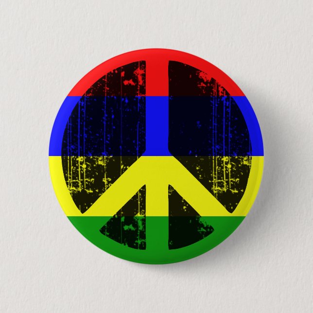 Peace In Mauritius Button (Front)