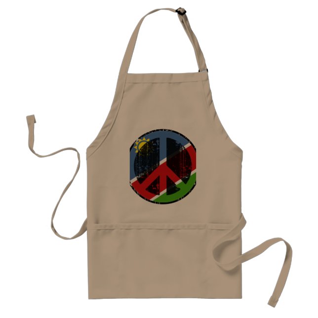 Peace In Namibia Adult Apron (Front)