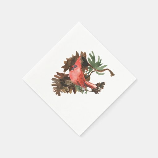 Peace in Nature Cardinal Paper Napkins Zazzle