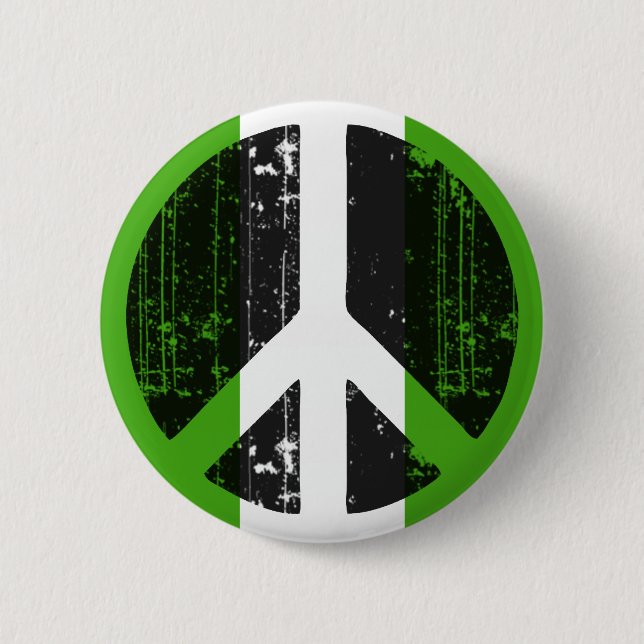 Peace In Nigeria Pinback Button (Front)