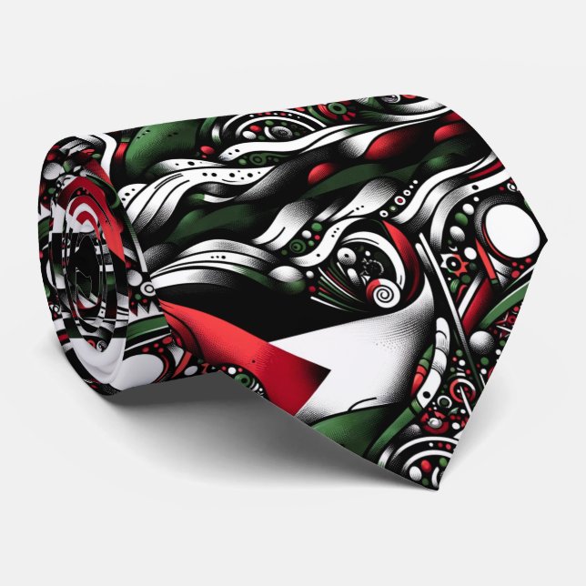 PEACE IN PALESTINE NECK TIE (Rolled)