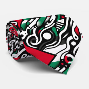 PEACE IN PALESTINE NECK TIE
