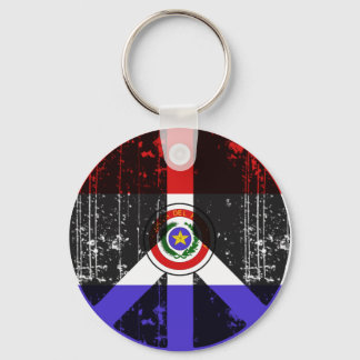 Peace In Paraguay Keychain
