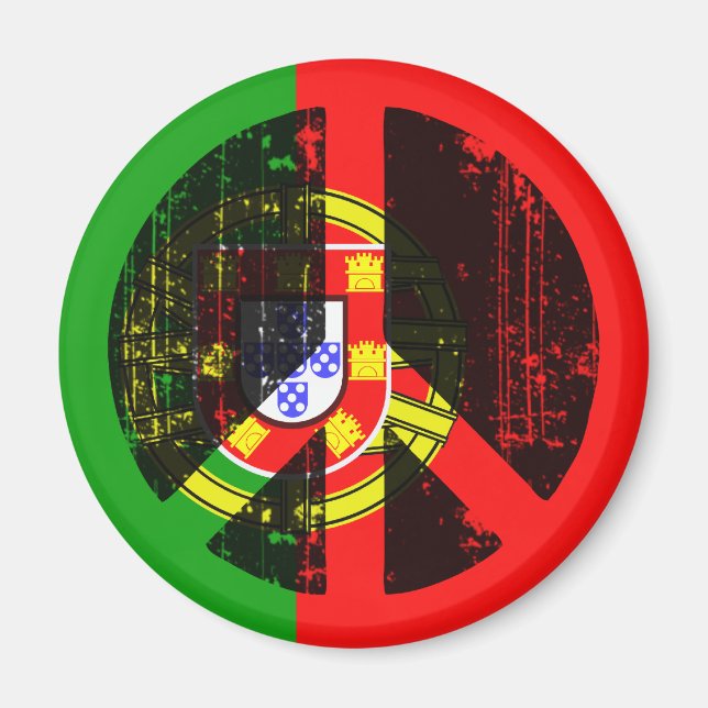 Peace In Portugal Magnet (Front)