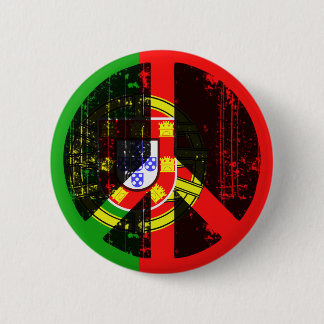 Peace In Portugal Pinback Button