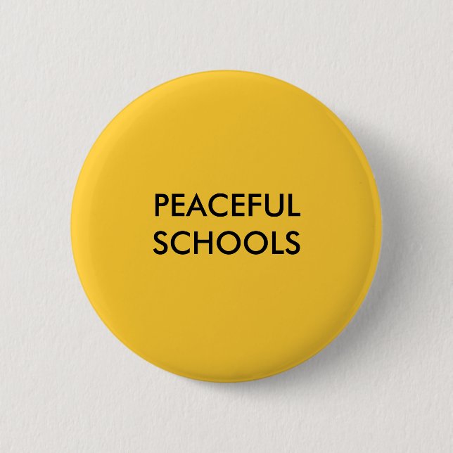 PEACE IN SCHOOLS PINBACK BUTTON (Front)