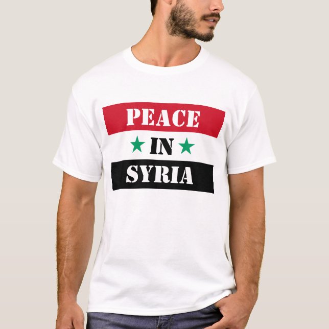 PEACE IN SYRIA T-Shirt (Front)