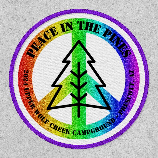 PEACE IN THE PINES - PATCH (Front)