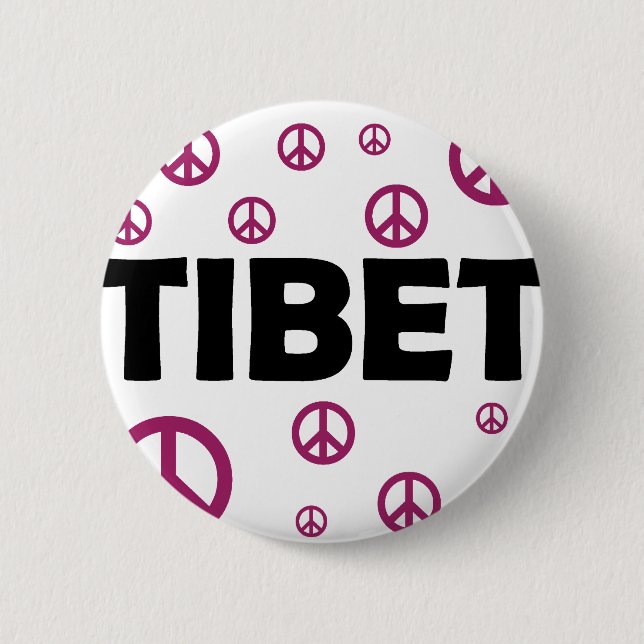 Peace In Tibet Button (Front)