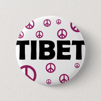 Peace In Tibet Button