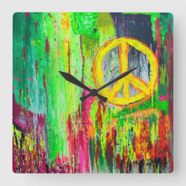 Peace in Times Square Wall Clock