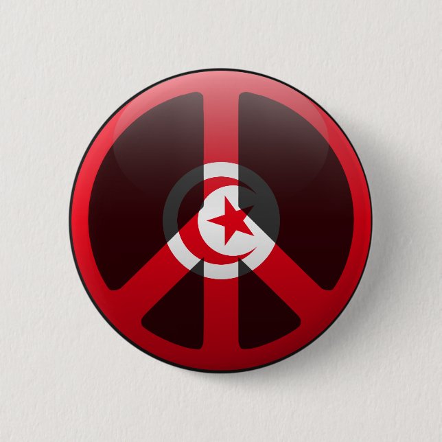 Peace in Tunisia Button (Front)