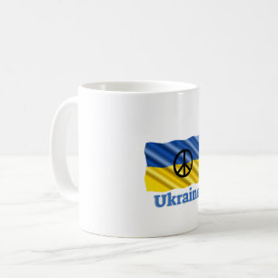Peace in Ukraine - Peace & Love  Coffee Mug