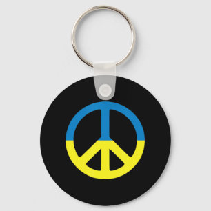Peace in Ukraine Stand with Ukraine Support for Uk Keychain