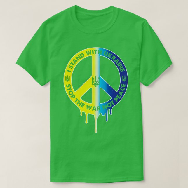 Peace In Ukraine T-Shirt (Design Front)