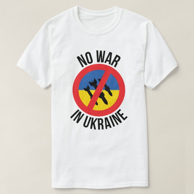 Peace in Ukraine T-Shirt (Design Front)