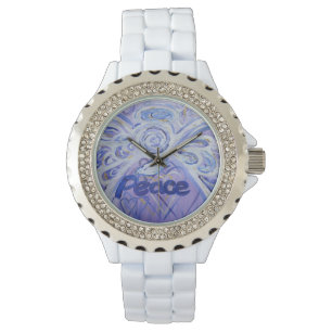 Peace Inspirational Guardian Angel Wrist Watch