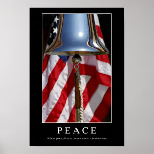 Peace: Inspirational Quote 1 Poster