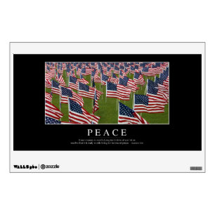 Peace: Inspirational Quote 2 Wall Decal