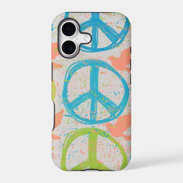 Peace iphone4 case (Back)