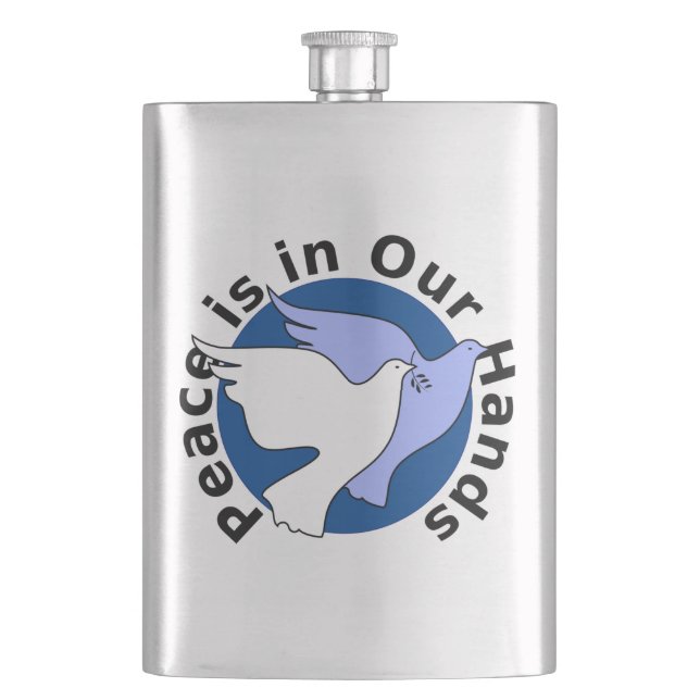 PEACE IS IN OUR HANDS FLASK (Front)