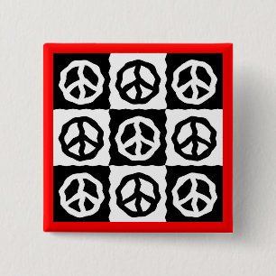 PEACE IS POPULAR - Customized Button