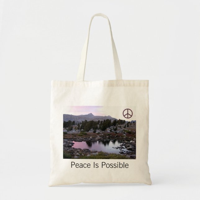 Peace Is Possible Tote Bag (Front)