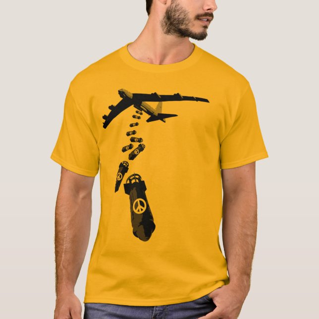 peace is the bomb T-Shirt (Front)