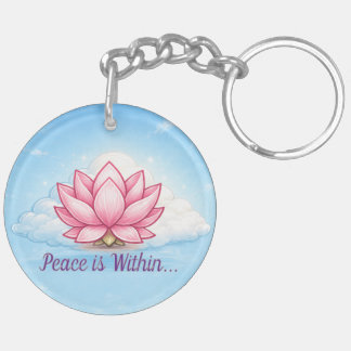 Peace is within keychain