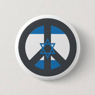 Peace Israel Button