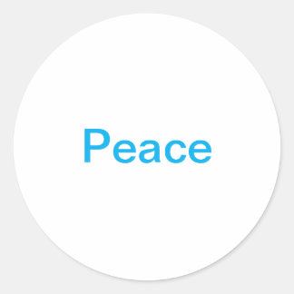 Peace Jeff Hankamer Artjunkhaus Loving Splash-Art Classic Round Sticker