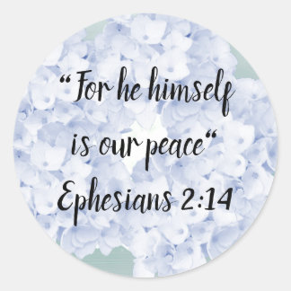 Peace Jesus is our Peace Round Sticker
