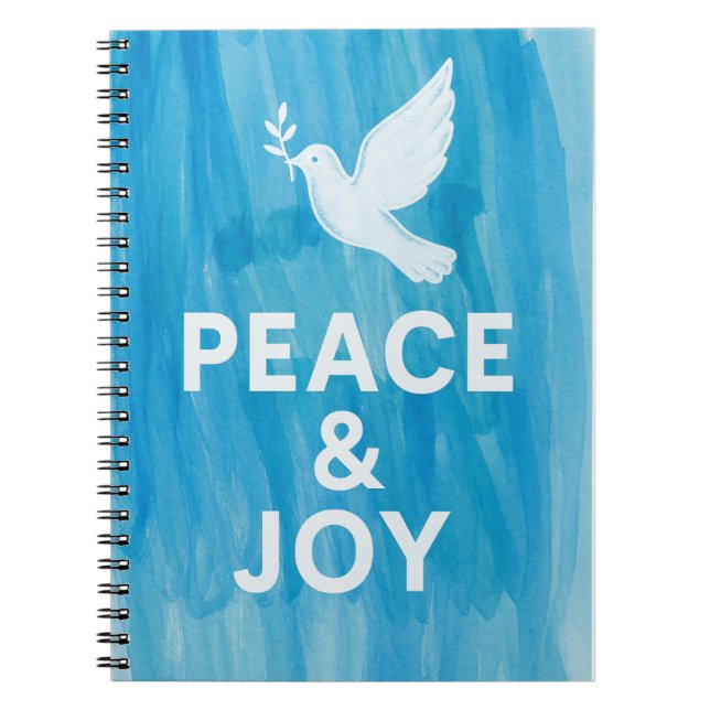Peace & Joy Holiday Notebook (Front)