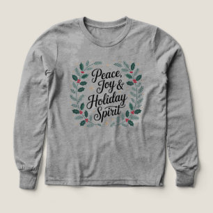Peace, Joy & Holiday Spirit Tri-Blend Shirts