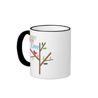 Peace Joy Love Holiday Mug