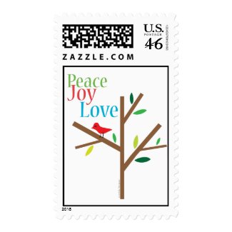 Peace Joy Love Holiday Stamps