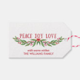 Mistletoe & Holly Stickers or Tags . Christmas Gift Labels – Scrap